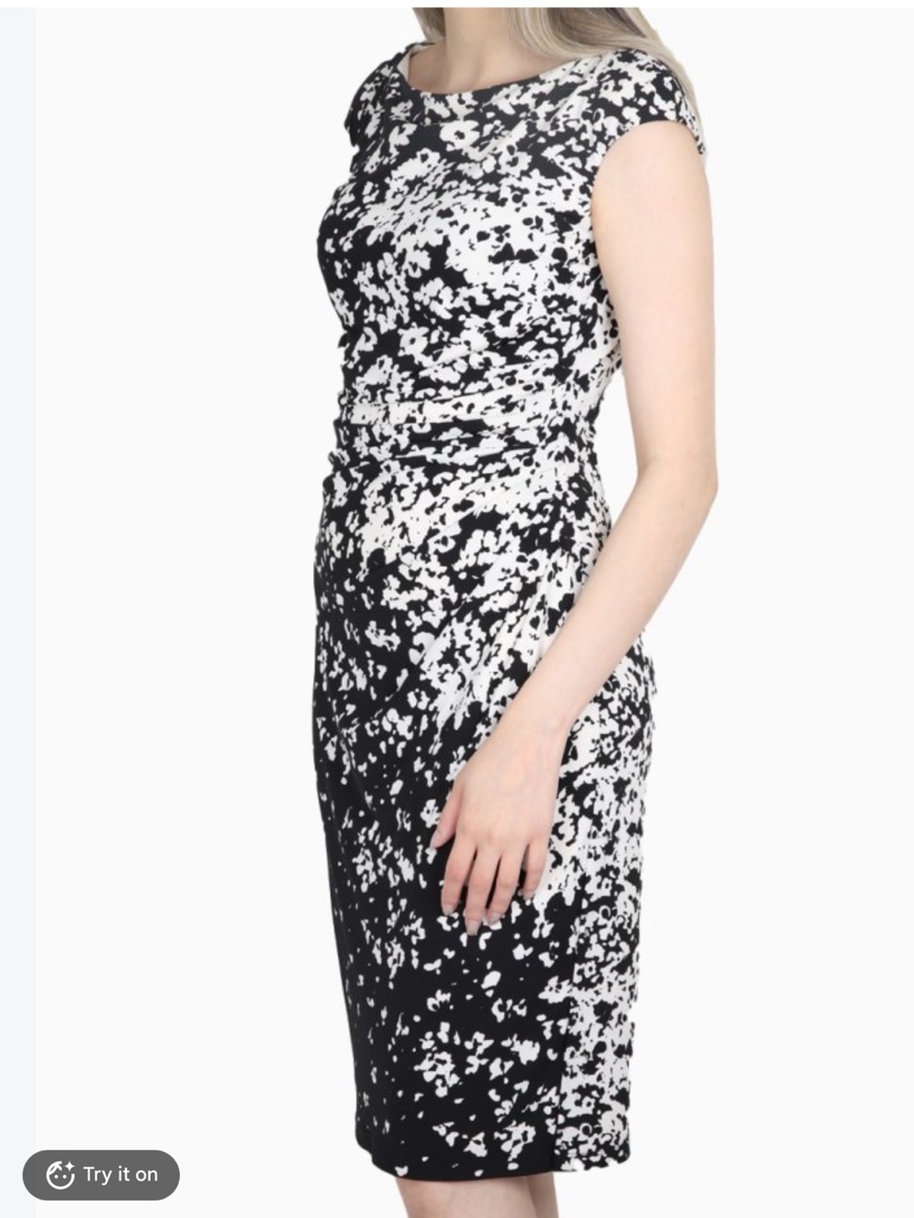 Lauren Ralph Lauren Black & Cream Dress